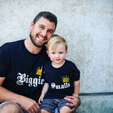 Biggie Smalls Father Son Matching Shirts Matching Dad And Etsy