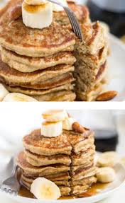 Banana Oatmeal Pancakes Are Sweetened Naturally And Made With No Flour Blender Pancakes Are Easy An Banana Oatmeal Banana Oatmeal Pancakes Banana Oat Pancakes