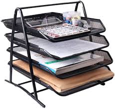 Furthermore, always look out for deals and sales like the 11.11 global shopping festival. Buy Ghkjok Stackable Document Tray 4 Tier Sliding Drawer Case File Rack Desk Stationery Holder Organizer Wide Entry Stacking Sorter For Office Home Black Online In Germany B086qr9wtw