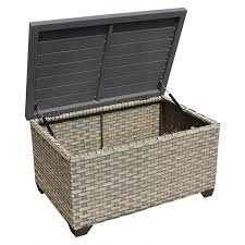 Free shipping on most items. Tkc Monterey Outdoor Wicker Storage Coffee Table In Summer Fog Tkc015b Sct