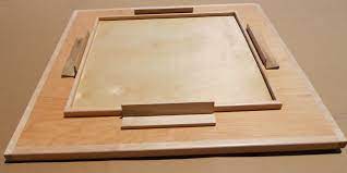 I used an 8x4', 11/16 thick maple plywood board for my work surface, which was the most expensive part of the project at $50. This Domino Table Is Made Of Maple Plywood With A Solid Maple Edge Trim This Table Is Finished With Several C Domino Table Domino Table Diy Domino Table Plans
