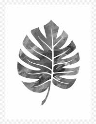 Buy it now or visit pattern website. Black And White Monstera Leaf Pattern Clipart 6032179 Pikpng