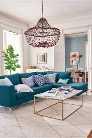 Bleu, prune, camel et naturel. 1001 Idees Deco Avec La Couleur Bleu Canard Pour Une Ambiance Apaisante Et Naturelle Deco Salon Deco Maison Deco Bleue