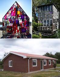 How Recycling Helps In Reducing Construction Budget Glass Building Tiny House Exterior Sustainable Building Materials