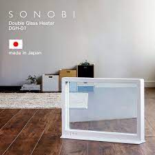 楽天市場 sonobi ソノビ パネルヒーター ダブルグラスヒーター 送料無料 ガラスヒーター ガラス製 ガラス グラス 遠赤外線パネルヒーター 遠赤外線 ヒーター 1000w おしゃれ デザイン家電 薄型 透明 暖房 gh 01 dgh01 ソノビ double glass デザイン家電 暖房