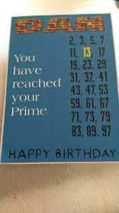 Birthday Card Ideas For 17 Year Old Boy Birthday Card For A 13 Year Old Birthday Cards Cards Birthday