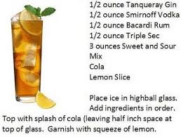 Long Island Ice Tea Applebee S Tgi Friday S Style Long Island Iced Tea Recipe Long Island Iced Tea Long Island Iced