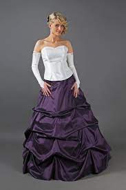 Vintage brautkleider kaufen in hamburg, buchholz und winsen. Drapiertes Brautkleid Lila Creme Ivory Kleiderfreuden