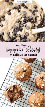 Muffins Bananes Chocolat Sante Extra Moelleux Planbouffe Recipe Food Desert Dessert Snack Recipes