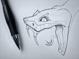 Maybe you would like to learn more about one of these? Cool Art Drawings Snake Drawing Sketches