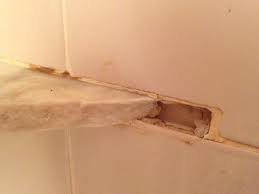 Press the shelf firmly into the recess. How To Repair Broken Shower Shelf Ceramic Tile Advice Forums John Bridge Ceramic Tile