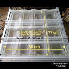 May 31, 2018 by fastindo. Jual Best Seller Genteng Metal Transparan 88 W Tipe 2x4 Daun Min 3 Lbr Stoklimited Di Lapak Jarvis Online Bukalapak