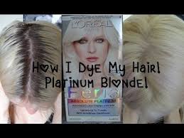 Updated How I Dye My Hair Platinum Blonde Youtube Loreal Feria Extreme Platinum At Home Hair Color Boxed Hair Color Dying Hair Blonde