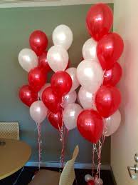 Backdrop Black And White Balloon Decoration Ideas Pearl Ruby Red And White Red Party Decorations White Party Theme Christmas Party Backdrop