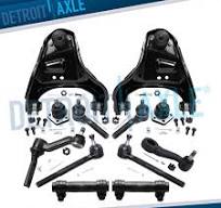 4WD Front Upper Control Arms Outer Tierods Kit for Chevy ...