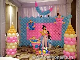 Learn how to make easy balloon decorations with ask me for a balloon. Baby Shower Home Decoration Baby Viewer