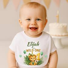 Wild One Birthday Bib