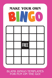 Create beautiful instagram bingo cards in minutes. Make Your Own Bingo Blank Bingo Templates For Fun On The Go Pink Cover Templates Cutiepie 9781730718144 Amazon Com Books