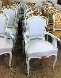 White Louis Iv Chairs World Market Dining Chairs Wood Carving Furniture French Chairs