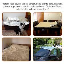 Touching the mat shocks the cat when he or she lands on it. Mosher Pets Keep Dogs And Cats Off Couch Mat Pet Deterrent