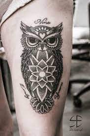 A mandala tattoo design is centralized around mirroring designs. Dotwork Mandala Eule 16 Tattoo Home Tattoo Tattoo Vorlagen