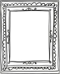 Projet De Rentree L Autoportrait Bordures De Page Bordures Et Cadres Cadres Doodle