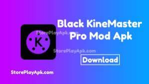 Agrega una opción para descargar los recursos premium y exporta videos que contienen . Download Black Kinemaster Pro Mod Apk Premium Unlocked