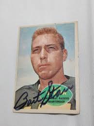 Bart Starr Autographed Signed Green Bay Packers 1960 Topps #51 Football  Card HOF