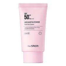 The Saem Eco Earth Power Pink Sun Cream Ingredients Global Eco The Saem