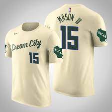 2019 20 Bucks Frank Mason Iii City T Shirt Men S Cream