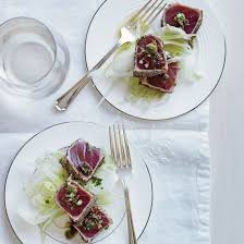 Seared Tuna With Sauce Vierge Recipe Recipe Seared Tuna Wine Recipes Fish Recipes For Good Friday