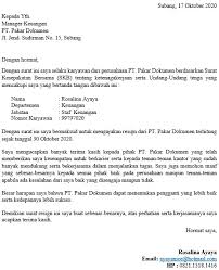 Contoh surat pengunduran diri (resign) dari tempat kerja doc. Contoh Surat Pengunduran Diri Bermacam Profesi Pakar Dokumen