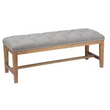 Our beautiful owstynn banquette is a modern bench seat equally suitable for either commercial or home use. Owstynn Gray Linen Modern Banquette Bench Overstock Com