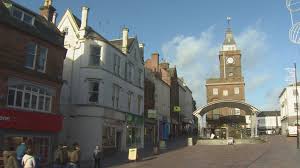 It is located near the mouth of the river nith into the solway firth. Dumfries High Street Like A Playground For Those Creating New Opportunities Border Itv News