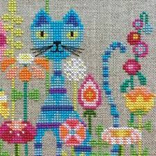 Garden Cat Satsuma Street Modern Cross Stitch Pattern Pdf Etsy Cross Stitch Patterns Modern Cross Stitch Patterns Modern Cross Stitch