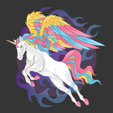Hier halten wir es schlicht, schließlich wollen wir dem star der show, dem regenbogen einhorn torte nicht die show stehlen. Fliegendes Springendes Regenbogen Einhorn 1019302 Vektor Kunst Bei Vecteezy