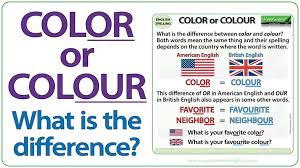 New Video Color Or Colour What Is The Difference Between Color And Colour We Look At The Difference Betw Learn English English Spelling English Vocabulary