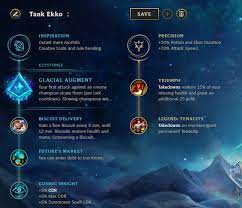 Import runes, summoners, and builds into league. Tank Ekko Season 8 Runes Masteries Ekkomains