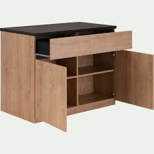 Check spelling or type a new query. Ilot Central De Cuisine En Bois Avec Rangement Reversible L115cm Naturel Gabin Ilot Central De Cuisine Alinea