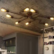 Our goal is to provide you with a huge selection and the freedom to choose from only top quality products, without overwhelming you with poor value options. Vintage Industrial Ceiling Mount Light Chandelier Steampunk Pendant Lamp Fixture Ebay Industrial Ceiling Lights Ceiling Lights Bedroom Ceiling Light