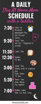 How To Make The Best Stay At Home Mom Schedule In 2020 Mom Schedule Kids Schedule Stay At Home Mom