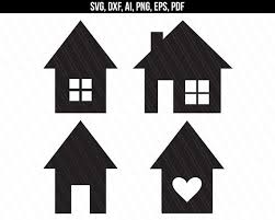 Black And White House Clipart Png Check Out This Item In My Etsy Shop Https Www Etsy Com Uk Listing 613485358 House Svg Home Svg House Vector Cli Screen Printing House Vector House Silhouette