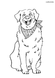If you want to draw a golden retriever golden retrievers have an instinctive love of water. Animals Coloring Pages Free Printable Animals Coloring Sheets Page 17