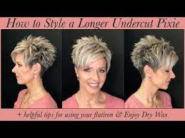 Haar Tutorial Wie Stil Eine Langere Pixie Mit Einem Undercut Short Hair Styles Pixie Short Hair Styles Hair Styles