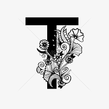 The twentieth letter of the basic modern latin alphabet. Black And White Luxury Letter T Art Font Graphics Image Picture Free Download 610250703 Lovepik Com