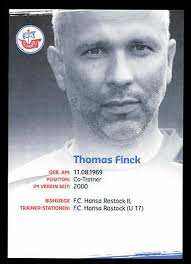 Thomas Finck autograph card Hansa Rostock 2009-10 moose + A 121335