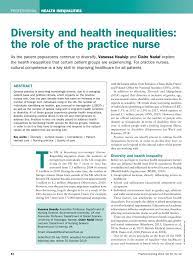 Pdf) Diversity And Health Inequalities: The Role Of The Practice Nurse