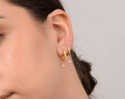 Hammered Finish Hoop Earrings Dainty Hoops Silver Hoops Huggie Hoop  Earrings Small Hoop Earrings Gold Hoop Earrings