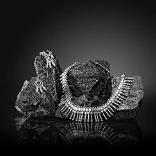 Black And White Jewelry Photography Jewellry By Laxmi Pearls Pune Jewelry Photography Jewelry Photography Styling Photo Jewelry