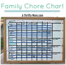 Family Chore Chart A Thrifty Mom Recipes Crafts Diy